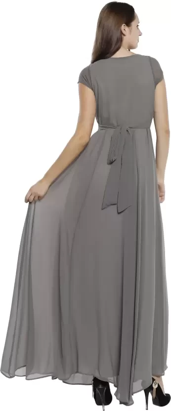 Women Maxi Grey Dress