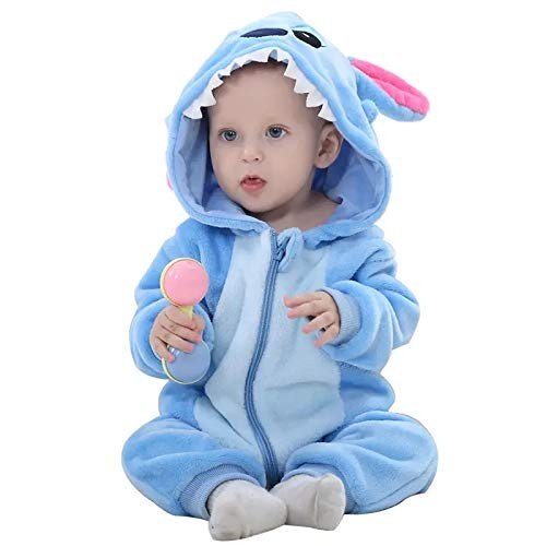 Pink Kites Baby Boy/ Baby Girl cloths Flannel Jumpsuit Bluestar Style Clothes for baby Clothing Hooded Romper Outwear - (3months To 9 months)