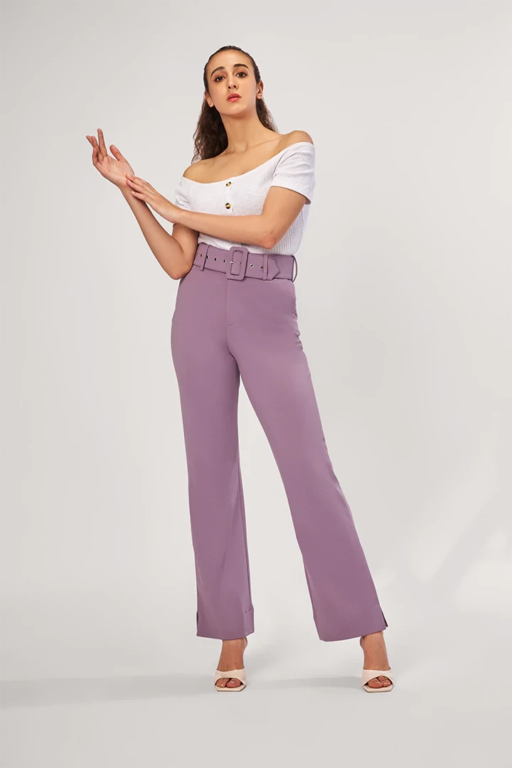 Lavender Power Stretch Pants