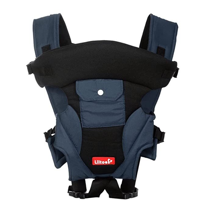 LILTOES Baby Carrier with 3 Carry Positions, for 4 to 24 Months Baby, Max Weight Up to 12 Kgs (Blue)
