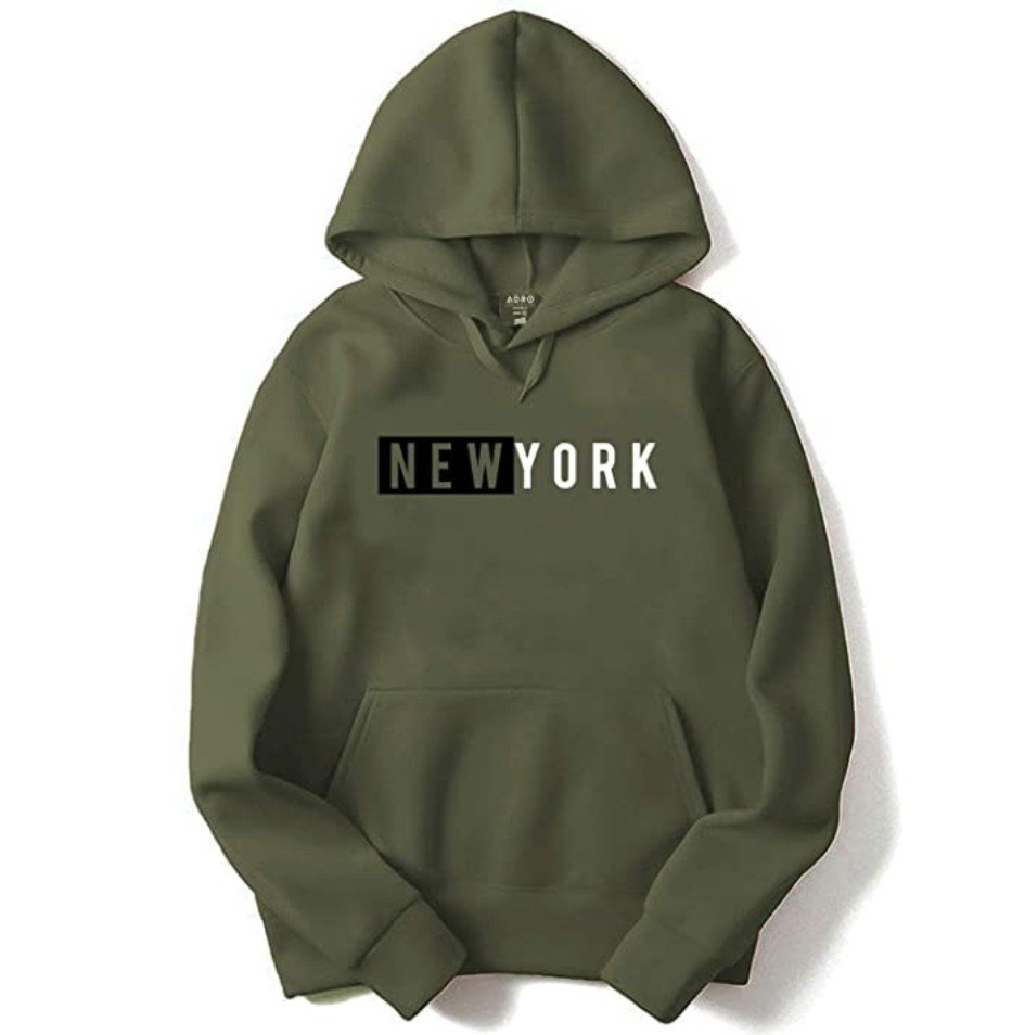 ADRO Men's Cotton Hooded Hoodie