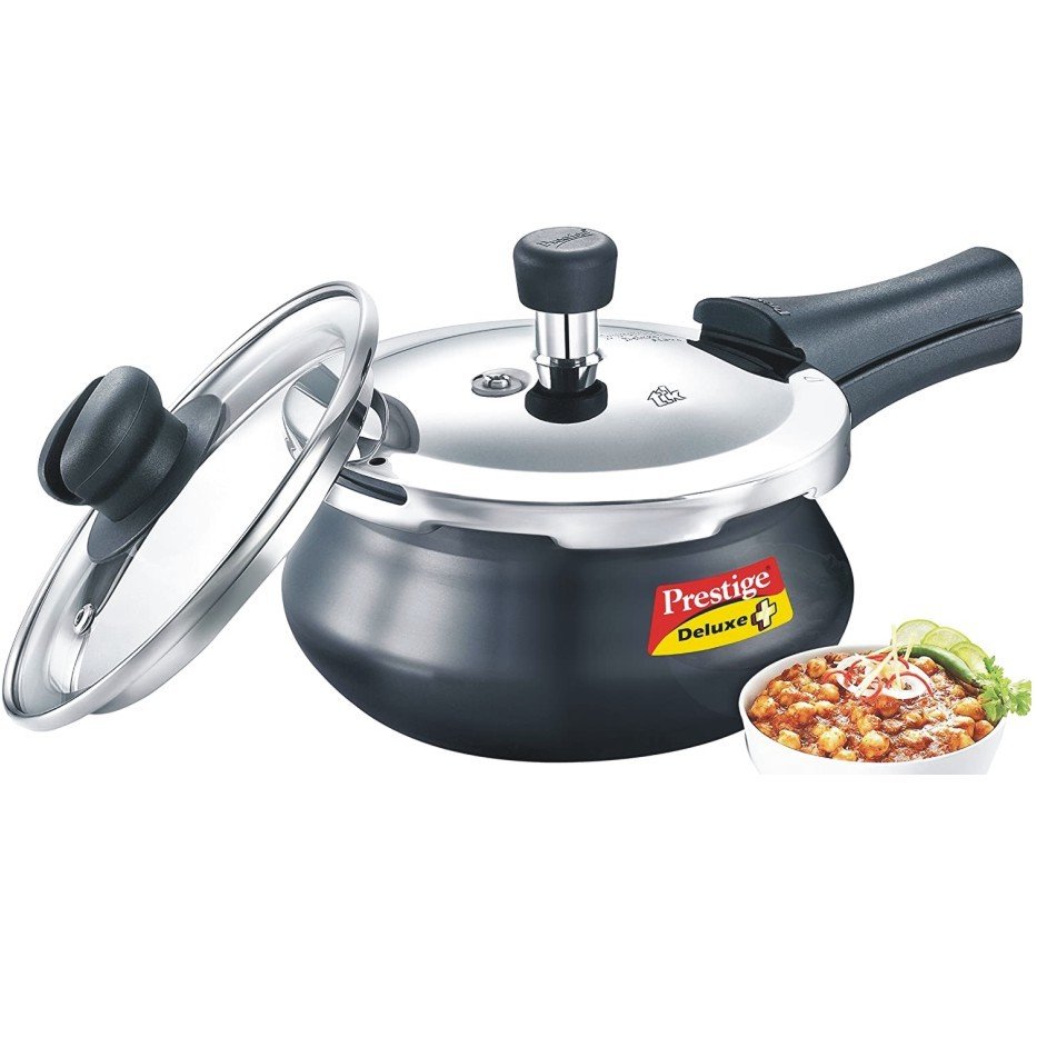 Pigeon Special Combi 2 L, 3 L, 5 L Induction Bottom Pressure Cooker  (Hard Anodized)