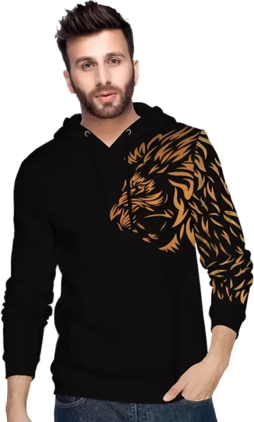 Full Sleeve Printed Men Sweatshirt