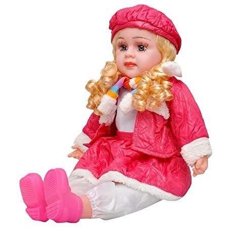 Maykil Singing Songs and Poem Baby Girl Doll - Big Size Original - Plush Soft Clothing