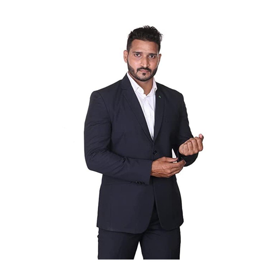 Unirec Men's Polyviscose Blazer | UNBLR_7022N_P | Pack of 1