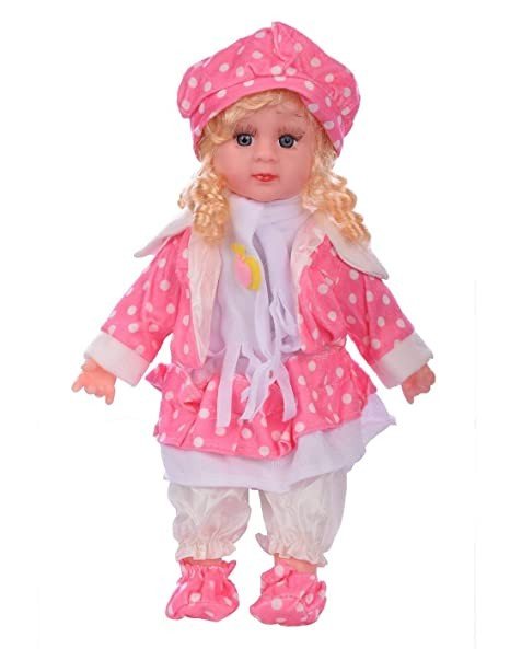 2heet Big Size Singing Songs and Poem Baby Girl Doll (Multicolour, 43 cm)