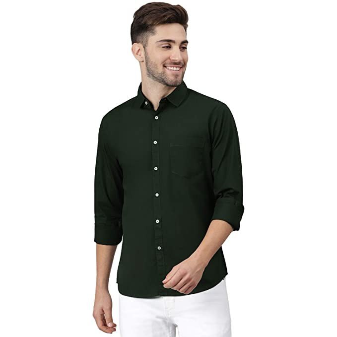 Dennis Lingo Men's Slim Fit Casual Shirt