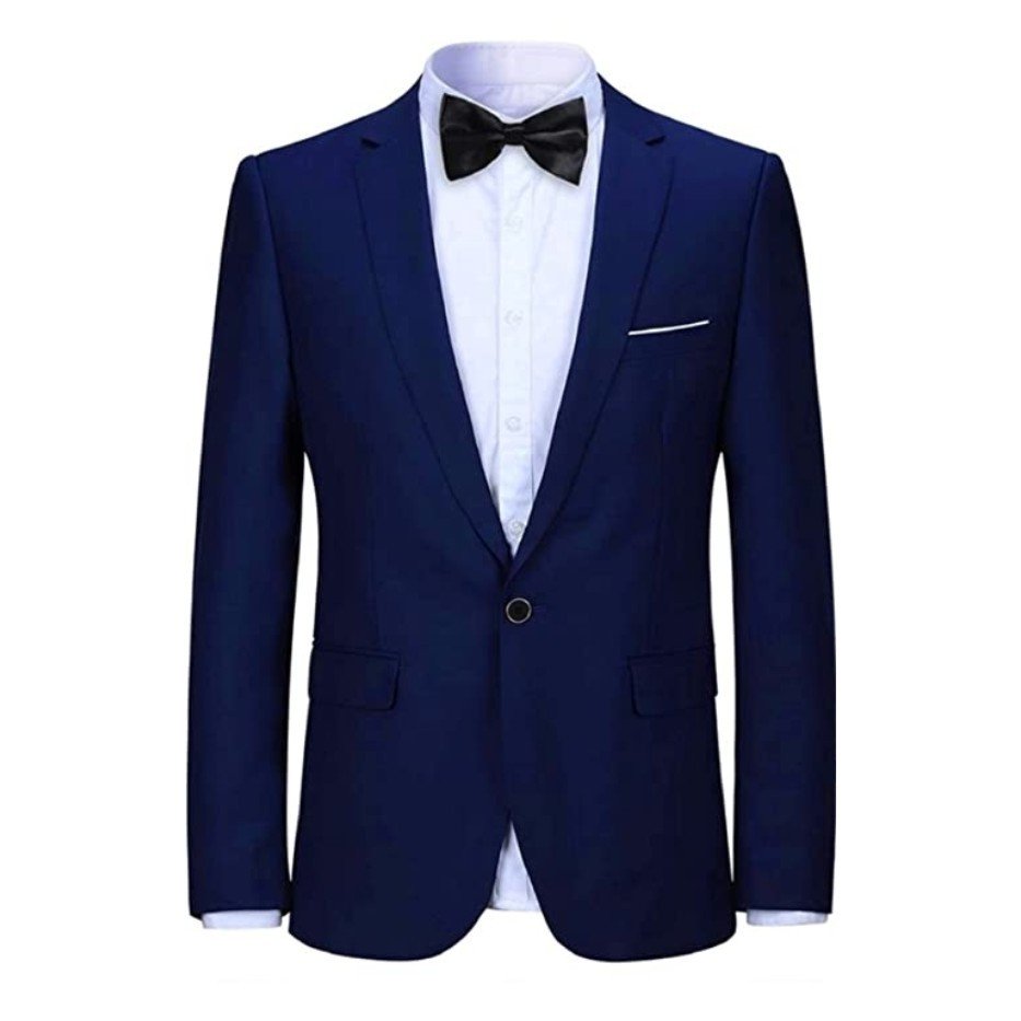 Trulyfeb Blue Blazer for Mens