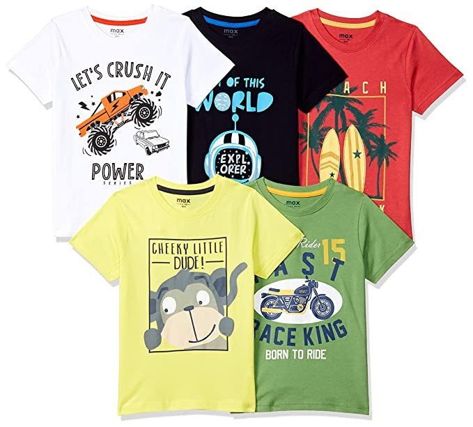 Max Boy's Regular T-Shirt