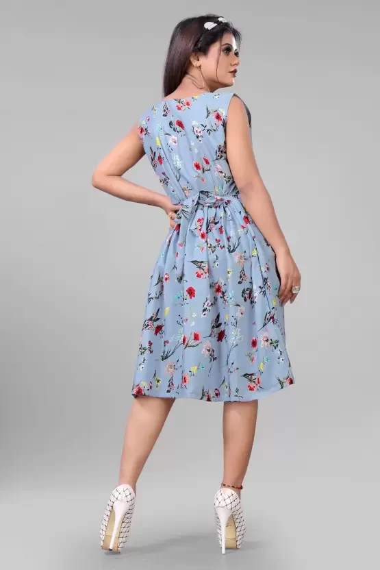 Women Maxi Blue Dress