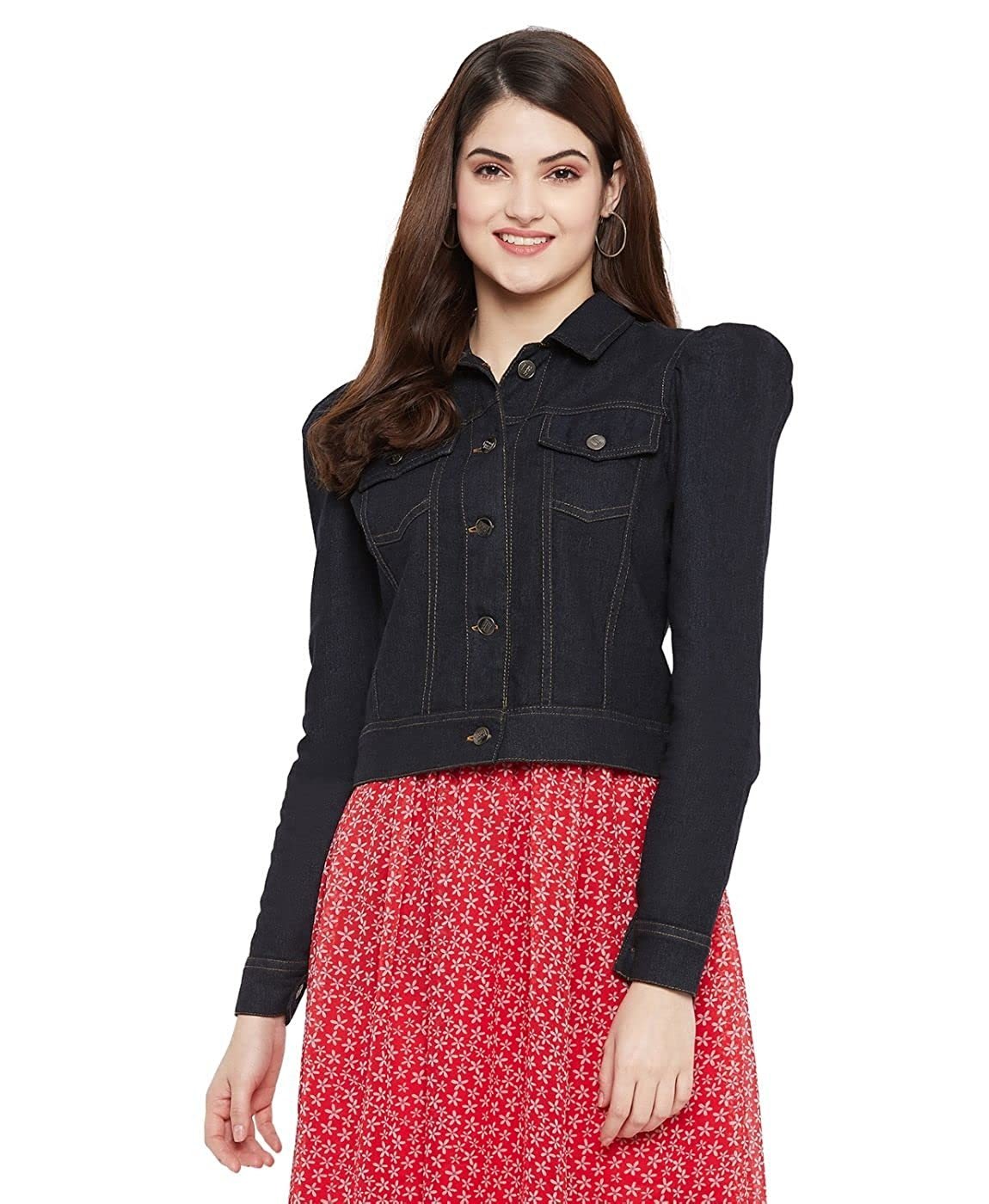 Uptownie Lite Women's Solid Denim Jacket