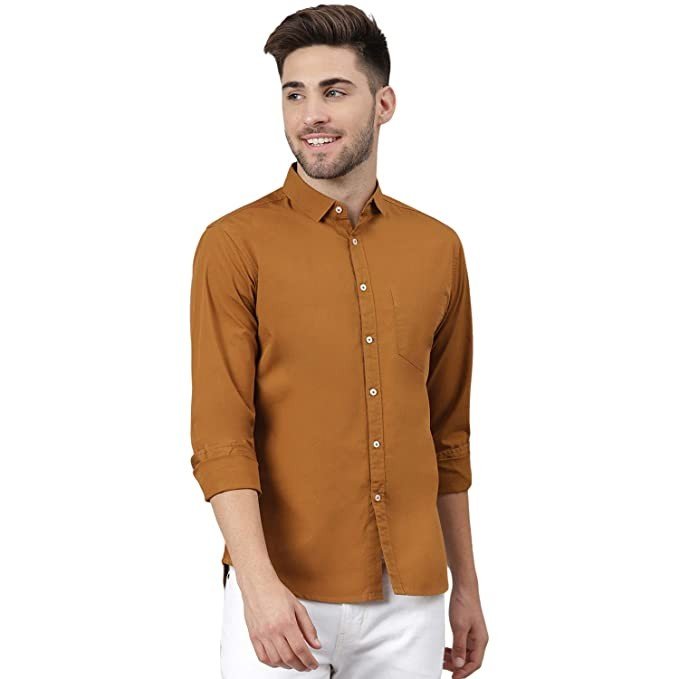 Dennis Lingo Men's Slim Fit Casual Shirt